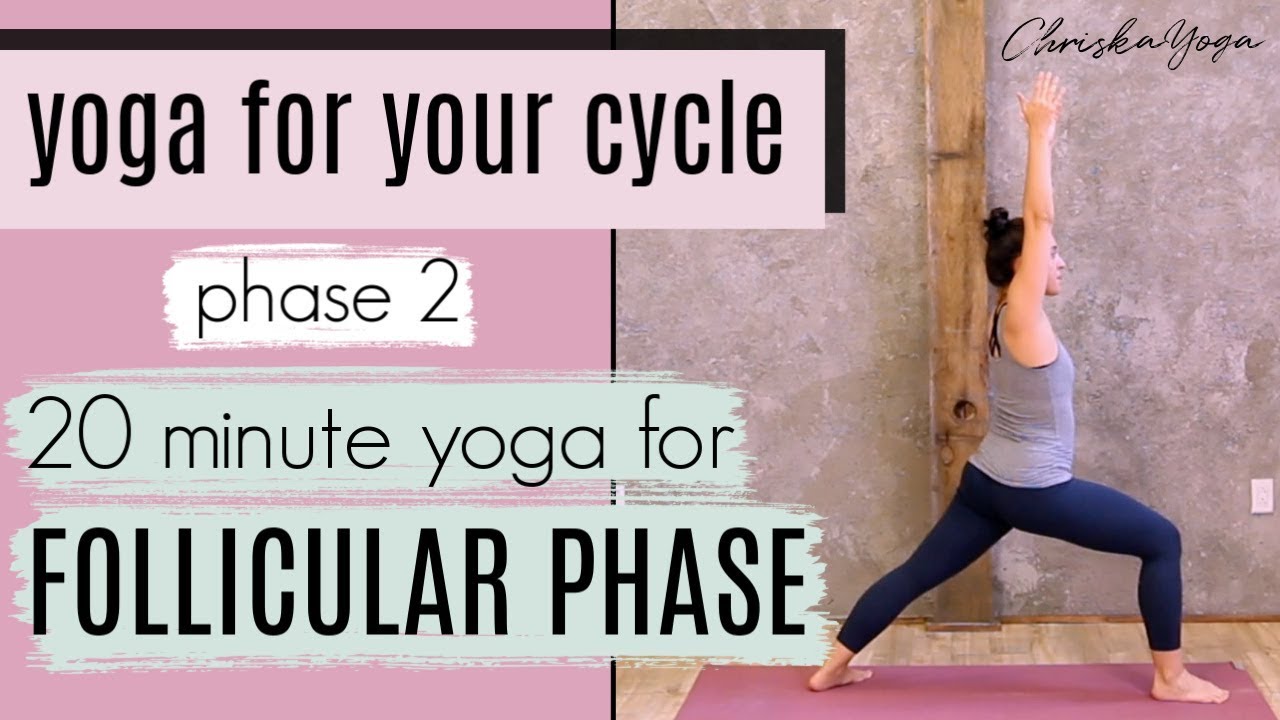 20-минутная йога для фолликулярной фазы | Йога для вашего цикла | ChriskaYoga