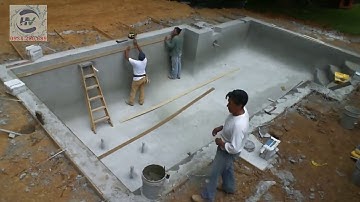 Chi tiết các bước xây dựng Bể Bơi gia đình