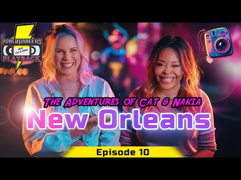 New Orleans adventures with Cat and Nakia #powerrangers