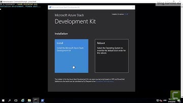 Microsoft Azure Stack (ASDK) - Installing the ASDK