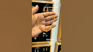 Only 7 Grams Gold Necklace Design Light Weight Gold Necklace Fancy Chain 