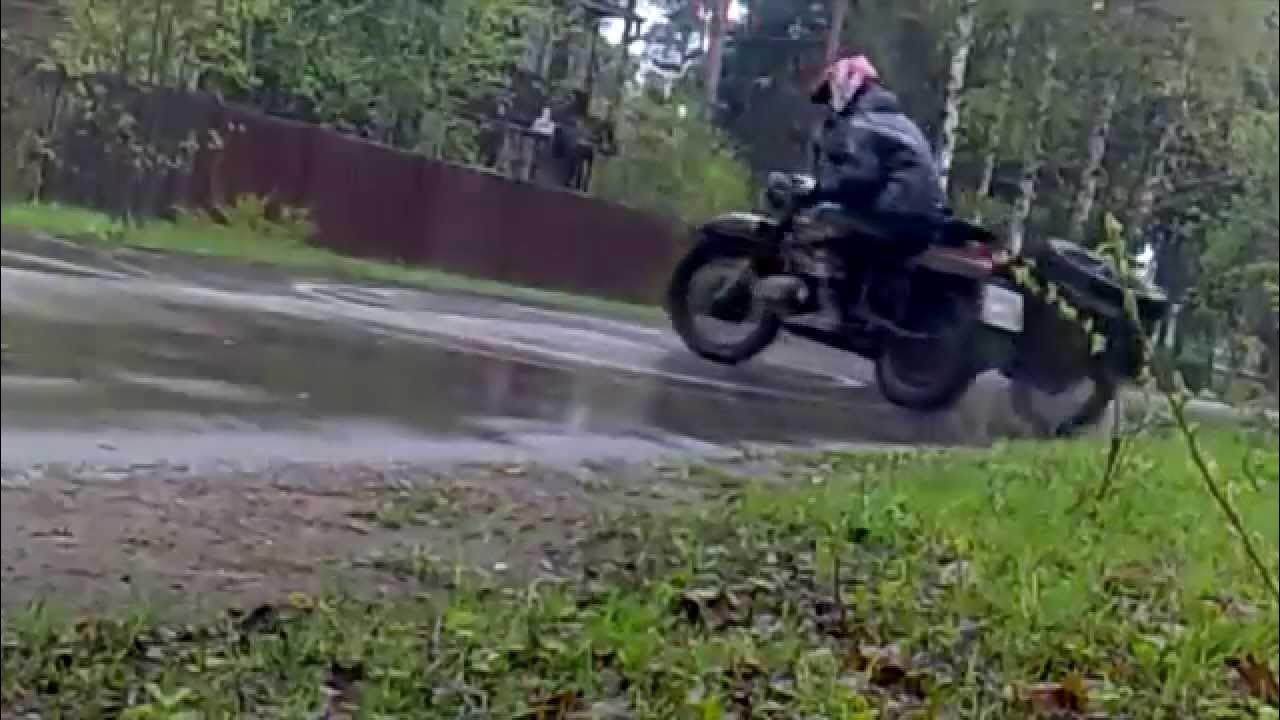 А на что способен тяжелый мотоцикл Урал/Днепр?:) - YouTube