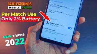 Enable BGMI Pro Battery Saver in Any Phone & Use Only 2% Battery on Every BGMI Match | Battery Drain