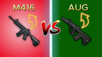 M416 vs AUG Which is Better? (FINAL ANSWER) PUBG Mobile Weapon Comparison