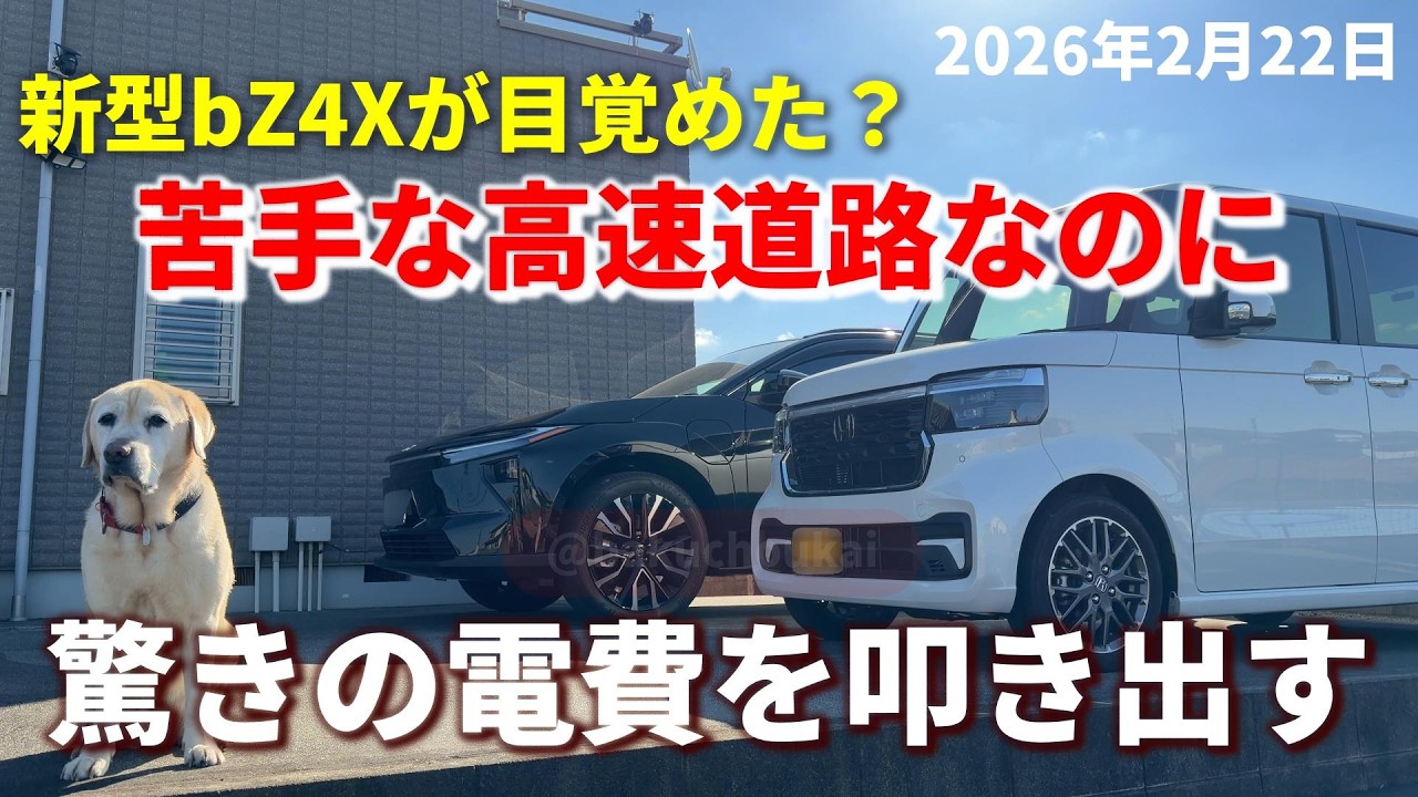 【新型bZ4X】2月の3連休に驚きの電費を叩き出してきた！ トヨタの売れてる電気自動車 / TOYOTA NEW bZ