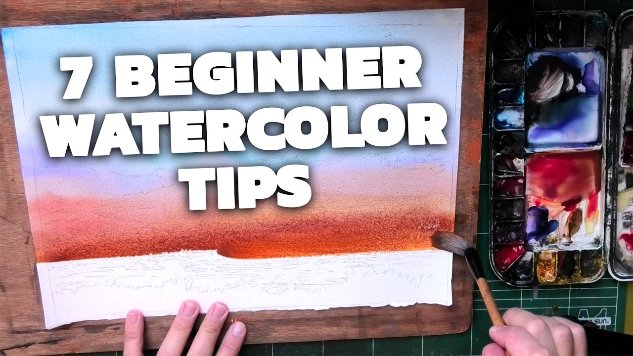 25+ watercolor tutorials for beginners easy to follow... 7 Beginner Watercolor Tips to Become ADVANCED - YouTube