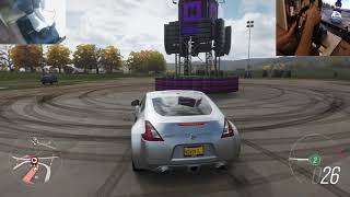 Stock nissan 370Z how to drift step by step Forza horizon 4 using steering wheel