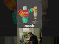 Roblox Animator: Noob vs Pro Punching Animation 👊 #blender #robloxgamedesign #roblox