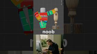 Roblox Animator: Noob vs Pro Punching Animation 👊 #blender #robloxgamedesign #roblox
