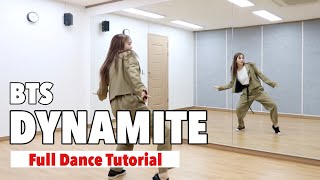 [TUTORIAL] BTS (방탄소년단) - 'Dynamite' FULL Dance Tutorial & MIRRORED 튜토리얼 거울모드 | Yu Kagawa