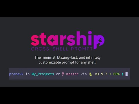 A fast and customizable linux shell prompt