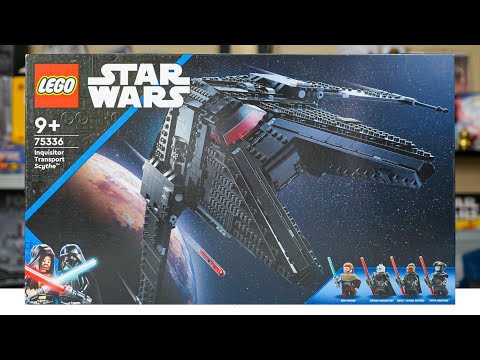 LEGO Star Wars 75336 INQUISITOR TRANSPORT SCYTHE Review (2022)