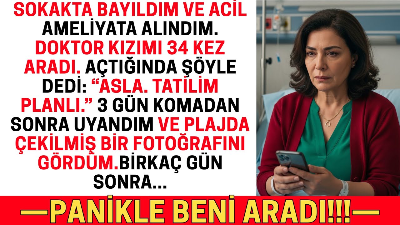 SOKAKTA BAYILDIM — DOKTOR KIZIMI 34 KEZ ARADI, AMA CEVAP VERMEDI. UC GUN SONRA…