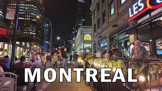 Montreal Evening Walk in Downtown - Summer 2026
