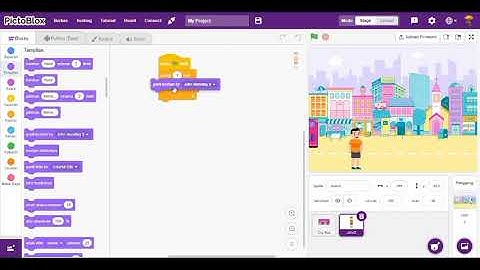 Membuat Animasi Sederhana "Hello Bus"  Menggunakan Aplikasi Pictoblox
