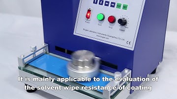 BGD 521 Solvent Rub Resistance Tester introduction