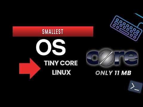 Tiny Core Linux, smallest computer operating system.