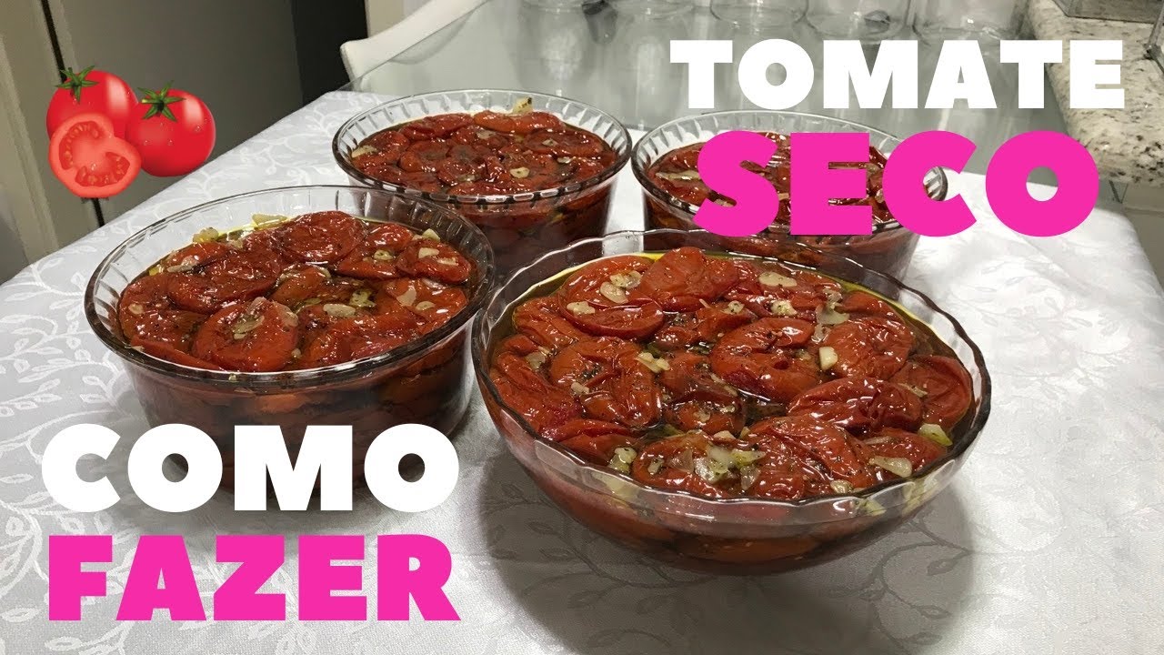 Como Fazer Tomate Seco Caseiro | Receita Fácil e Deliciosa - Delícias da Eleni