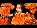 ASMR MUKBANG (COOKING) Spicy Mushroom, Abalone ,Fish cake 매콤한 버섯과 전복, 어묵,치즈떡 먹방