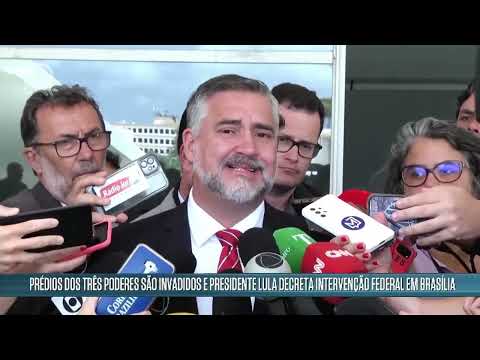 Prédios dos três poderes são invadidos e Lula decreta intervenção federal em Brasília | Canal Rural