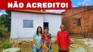 DONA FRANCISCA FICA SEM PALAVRAS COM SUA NOVA CASA❤️