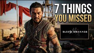 7 Details You Missed in Blood Message Gameplay Trailer