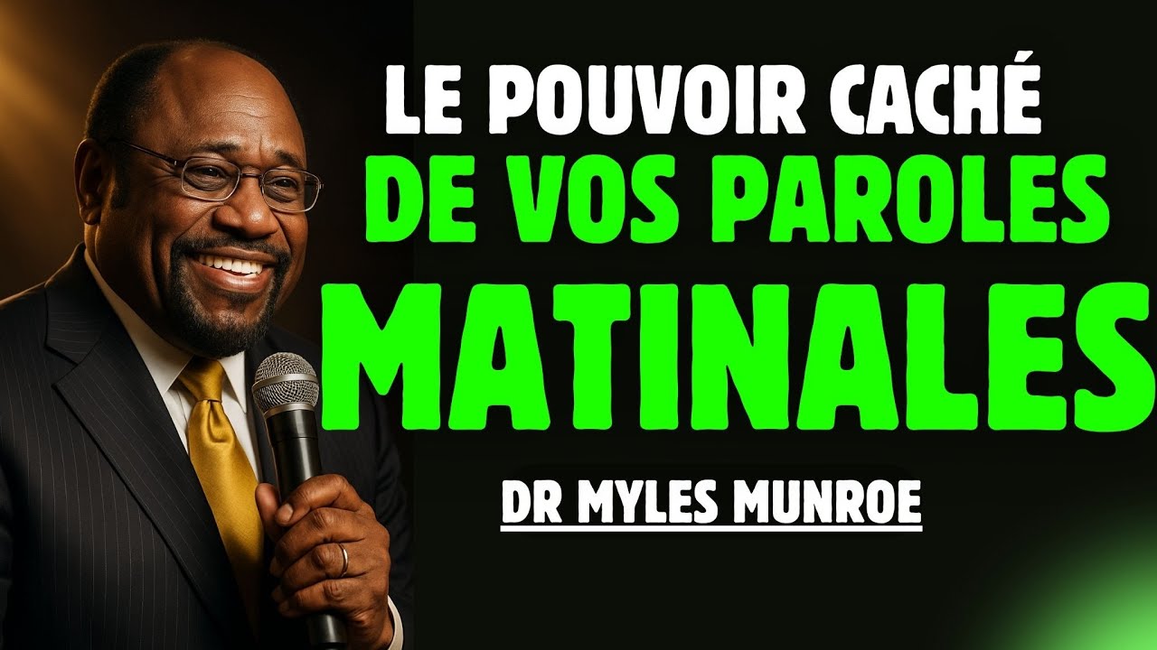 Dites-le tous les matins et regardez les MIRACLES commencer | Myles Munroe Motivation