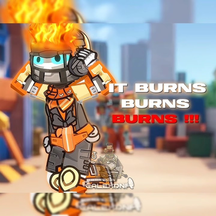 ❝IT BURNS🔥❞『 Metal Cardbot 』#gachaclub #megatrucker #fletaz #bluecop #megaambler #phoenixfire #jun