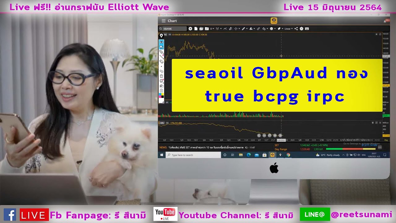 นับ Elliott Wave - seaoil GbpAud ทอง true bcpg irpc_live 15 มิ.ย 64