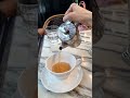 Pouring tea on a Sunday...