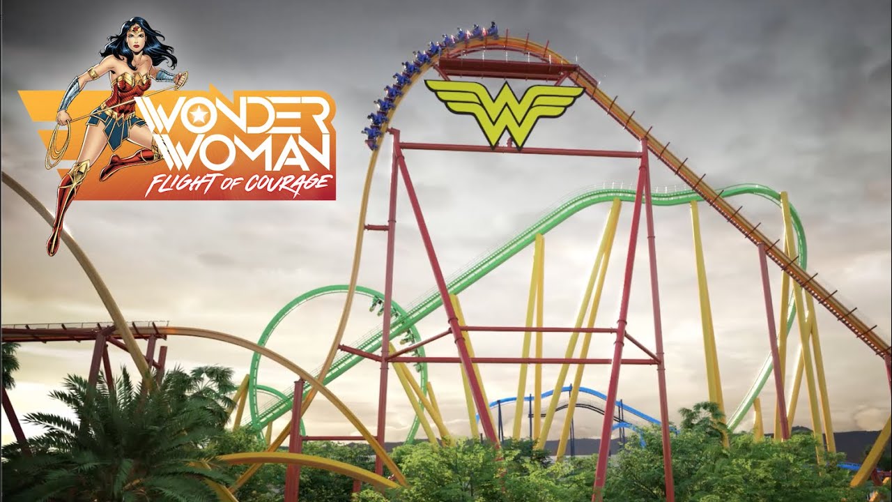 WONDER WOMAN™ Flight of Courage - Six Flags Magic Mountain