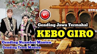 Kebo Giro Gending Nyambut Manten Gending Temu Manten Gending Jawa Termahal Dan Terlaris