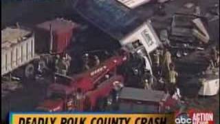 Up To 100 Vehicle Crash I-4 Polk County Florida