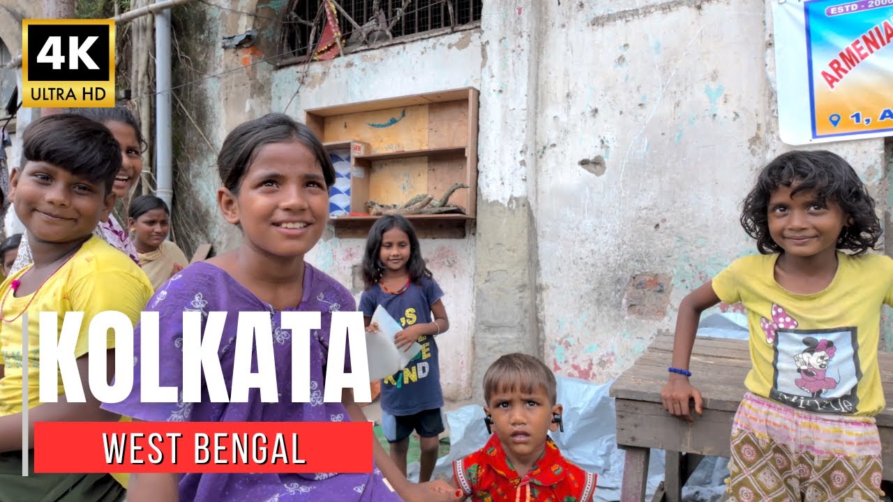 【India Walk 4K】Kolkata Bara Bazaar to Flower Market｜2025