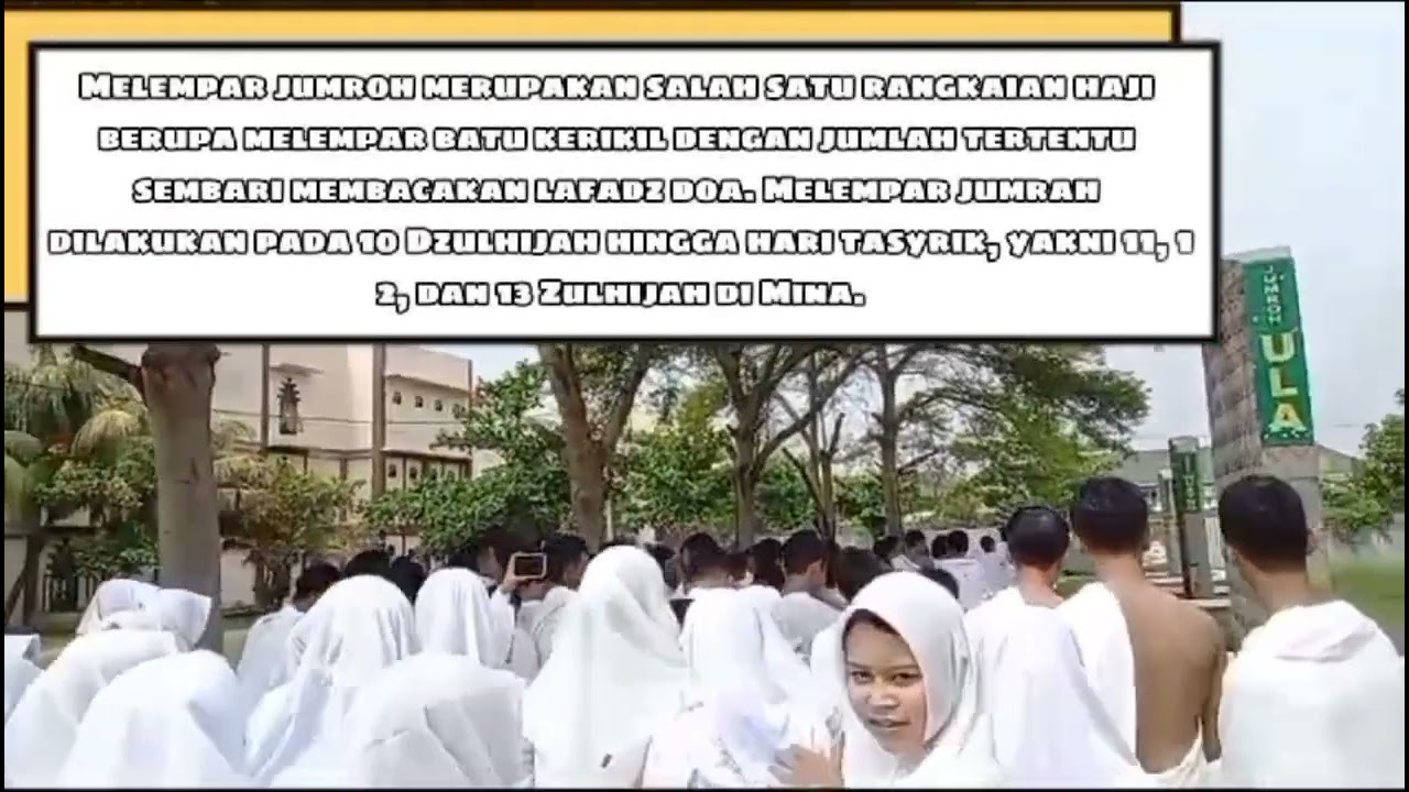 Video manasik haji, kelas 9D 