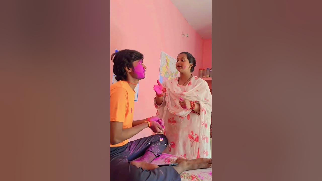 bhabhi ke sath holi me masti