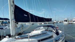 Installing a Mack Pack Mainsail Cover and Lazy Jacks