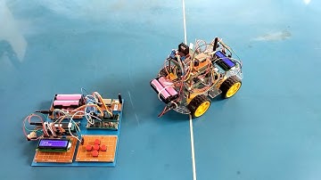 8051 / atmega16 Robot car (LoRa module)