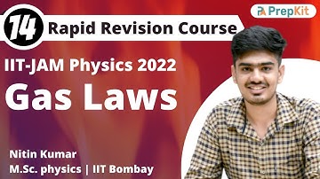 Gas Laws | RR L-14 | IIT JAM Physics | Nitin | PreKit
