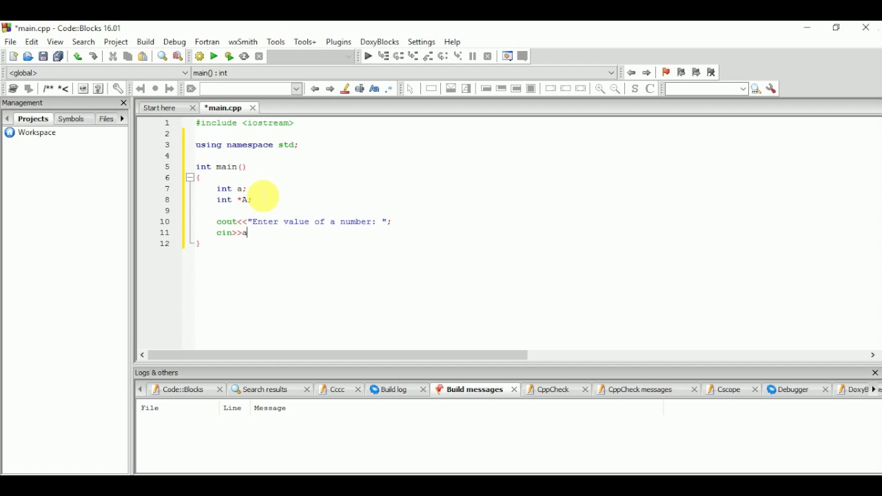 How to program to print the table of a number using pointer. - YouTube