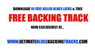 Blues Backing Track in Am chords