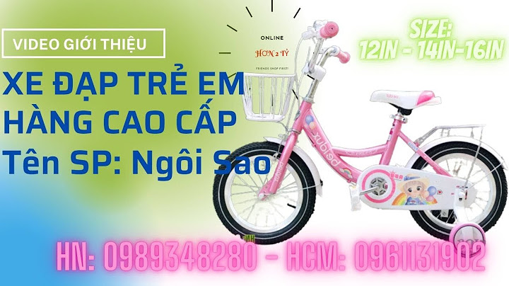 Xe đạp cho be gái 8 tuổi