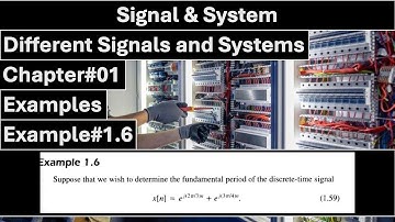 Signals & Systems | Chapter#01 | Example#1.6 | Transformation of Independent Signals | ALAN WILLSKY