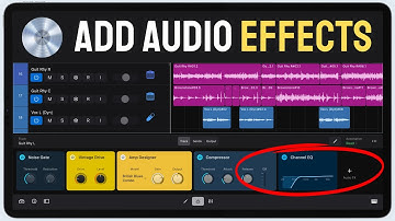 Add AUDIO FX in Logic Pro for iPad