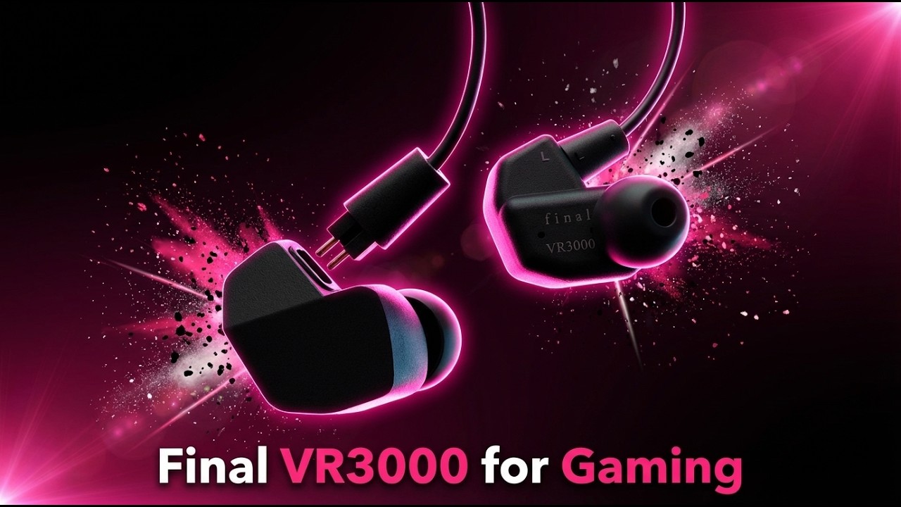 Final VR3000 Gaming Earphones - YouTube