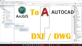 Convert GIS file shapefile to DXF or DWG Autocad