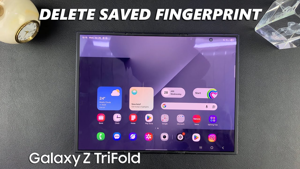 How To Delete Fingerprint From Samsung Galaxy Z TriFold