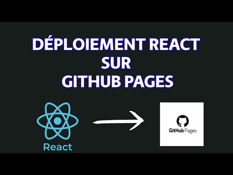Comment déployer une application REACT sur Github Pages