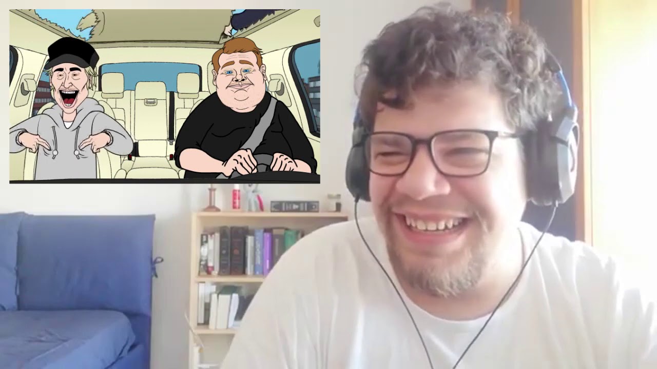 Andrea Fox 142 James Corden Takes Over the Ellen Show! YUMMY 