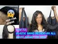 KEEP YOUR EDGES! | NO BALDING!! | HOW TO: SECURE ANY WIG W/ NO GLUE, GEL, TAPE | ELASTIC BAND METHOD